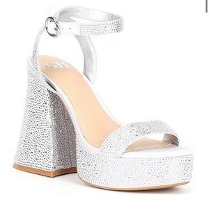 GB, the Genna-Z Rhinestone Platform Dress
Sandals